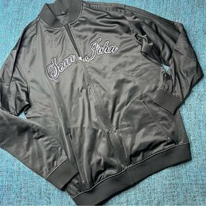 Sean John Black Zip Up Track Jacket
